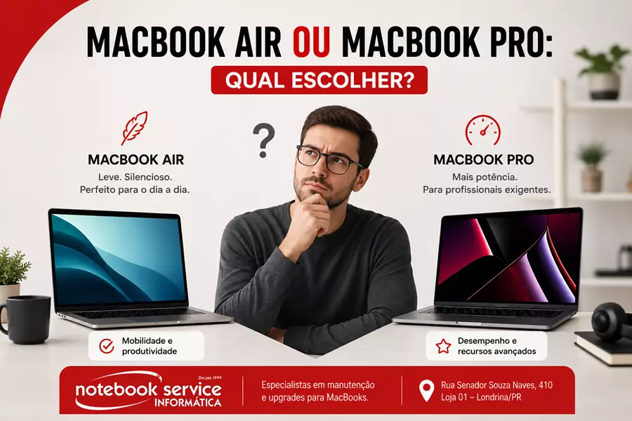 MacBook Air Ou MacBook Pro: Qual Escolher?