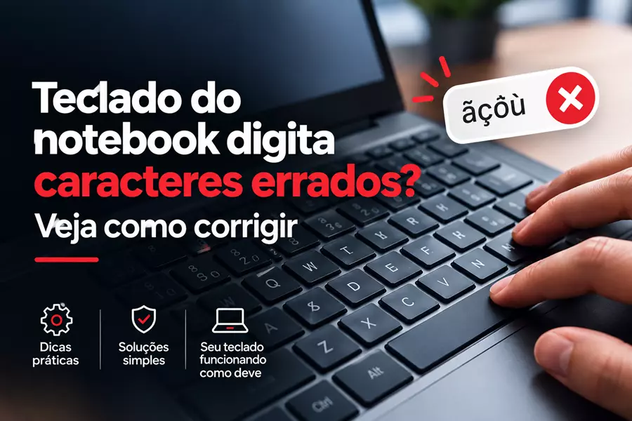 Teclado do notebook digita caracteres errados? Veja como corrigir